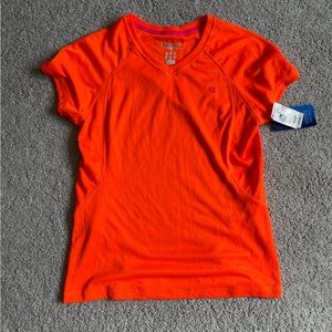 NWT Champion Athletic T shirt. Bright Orange. Size M